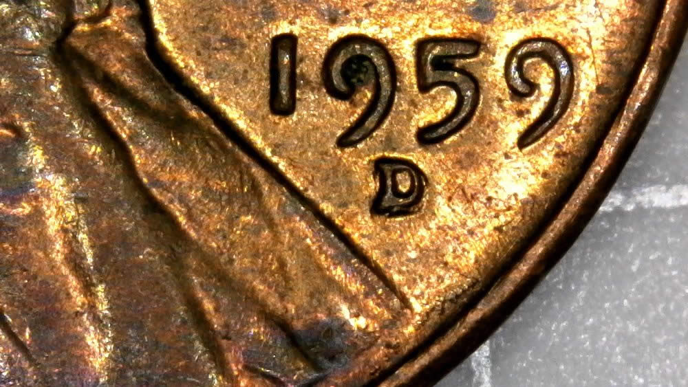 1959-D-Lincoln-Memorial-Cent-1MM-001-Found-CRH!-From-Circulated-Bankroll